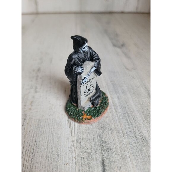Lemax C U Soon Grim reaper Halloween Village accessory - Picture 2 of 5